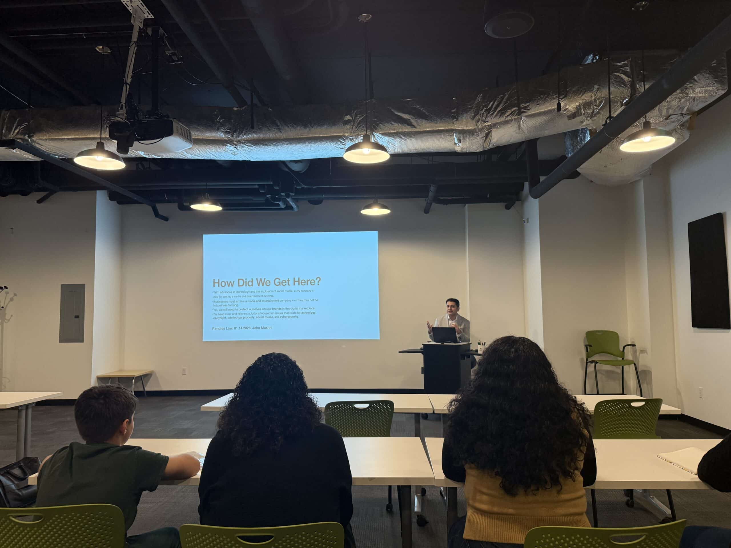 Audience at the Capital Area Startup Speaker Series